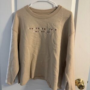 Frostburg state Tan Crewneck Sweatshirt